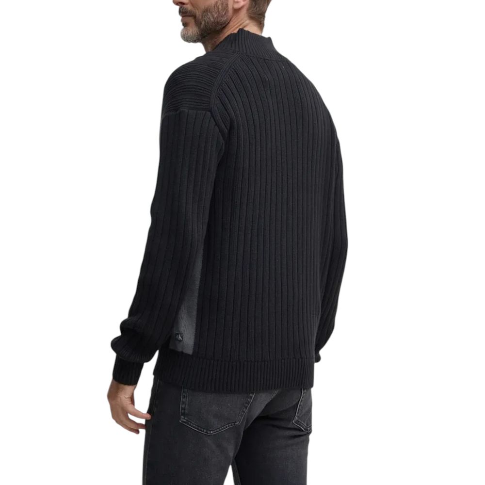 Black Cotton Cardigan - ventzia