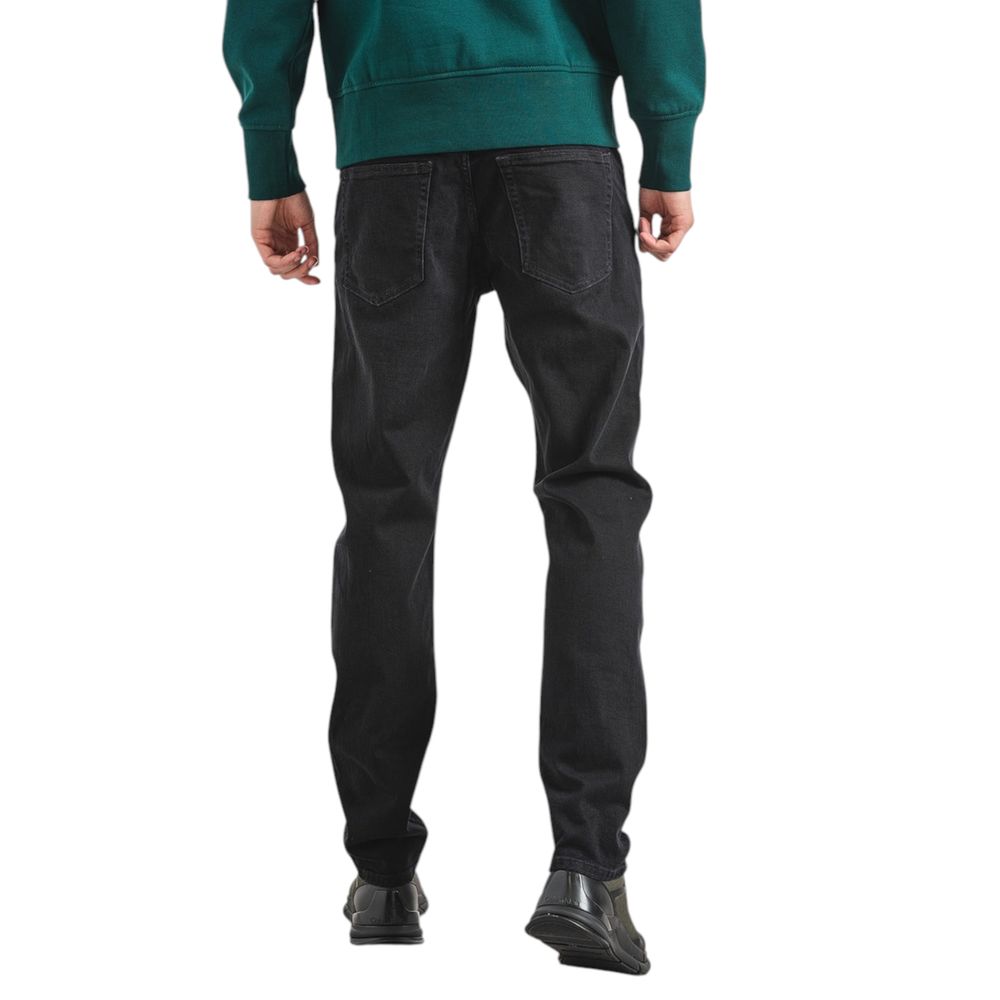 Black Cotton Slim Fit Jean