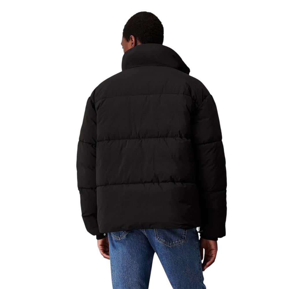 Black Recycled Polyamide Jackets & Coat - ventzia