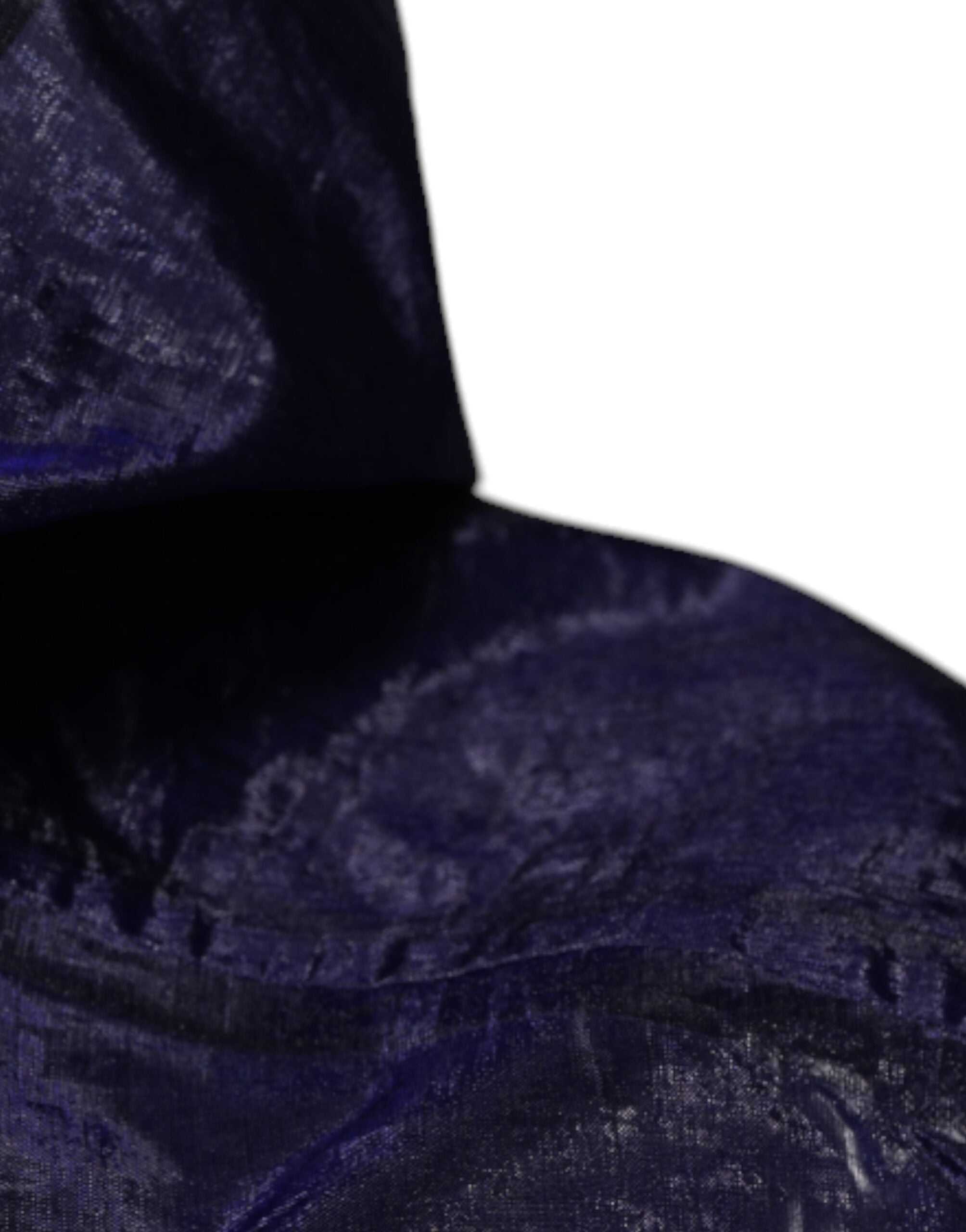 Dark Blue Cotton Hooded Men Raincoat Jacket - ventzia