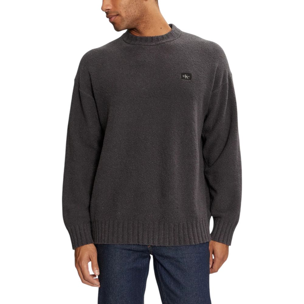 Gray Cotton Sweater - ventzia