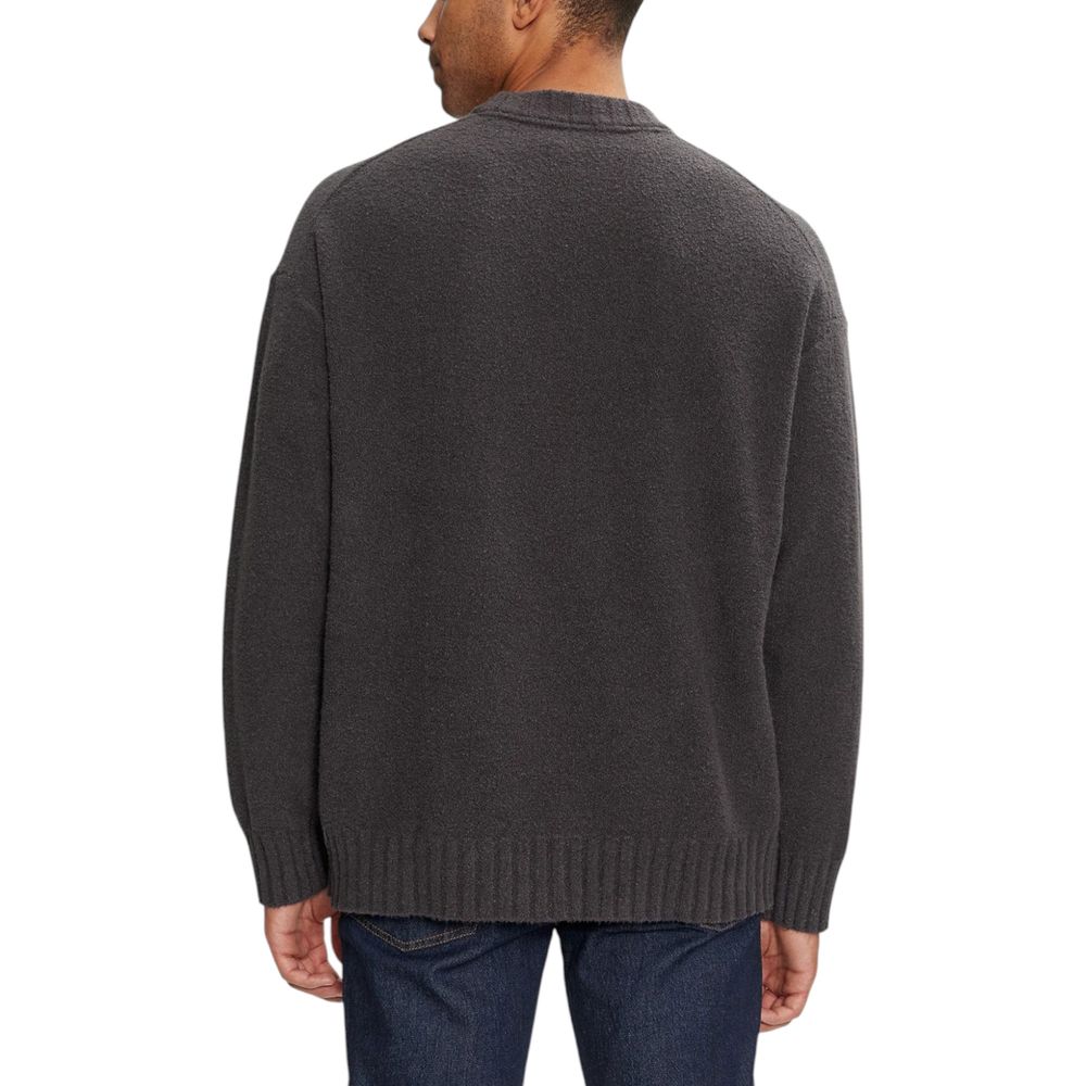 Gray Cotton Sweater - ventzia