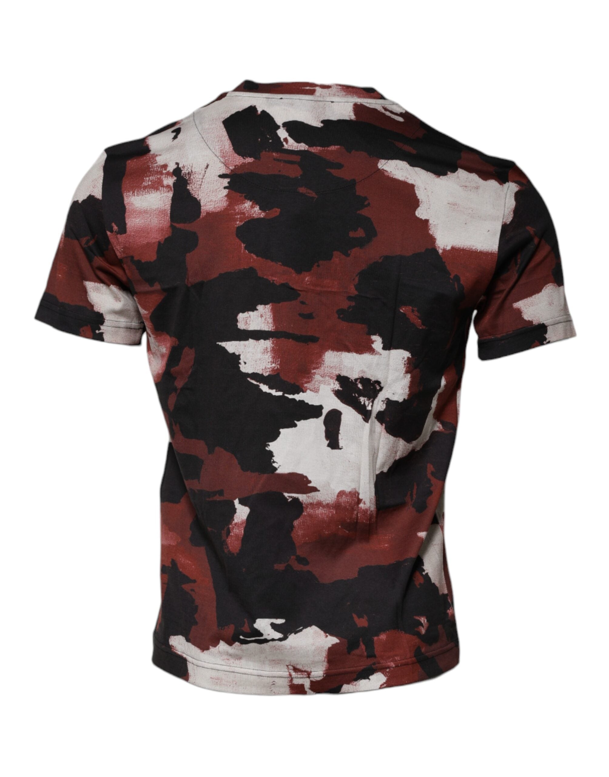 Multicolor Camouflage Crew Neck T-shirt - ventzia