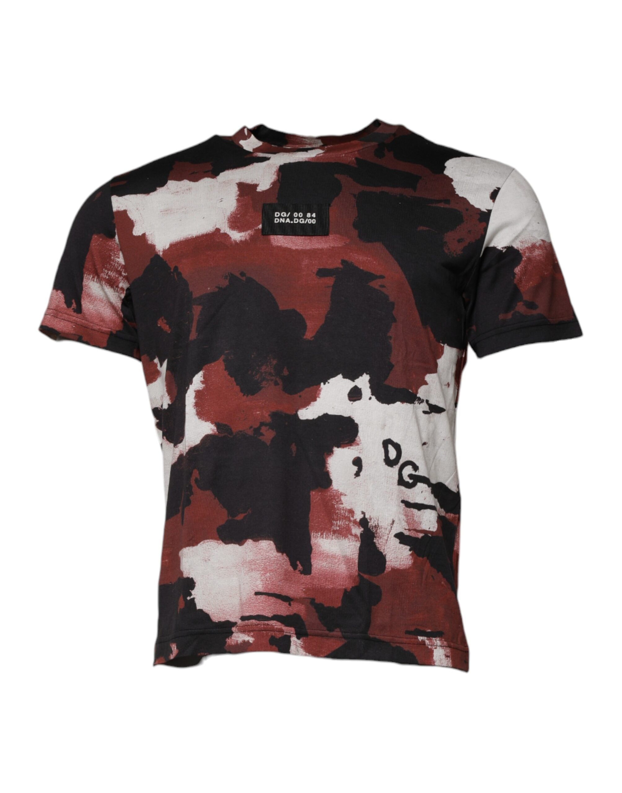 Multicolor Camouflage Crew Neck T-shirt - ventzia