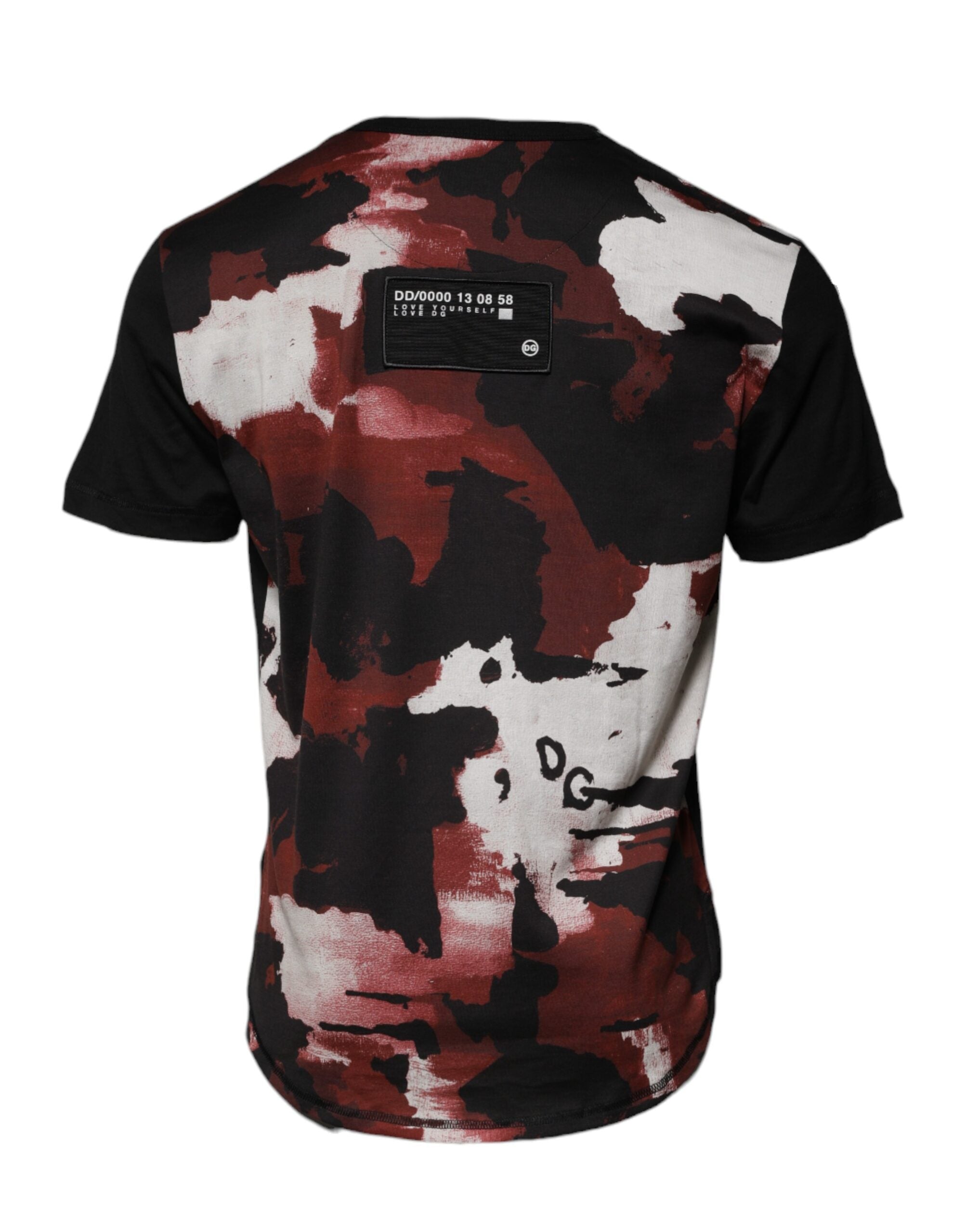 Multicolor Camouflage Crew Neck T-shirt - ventzia