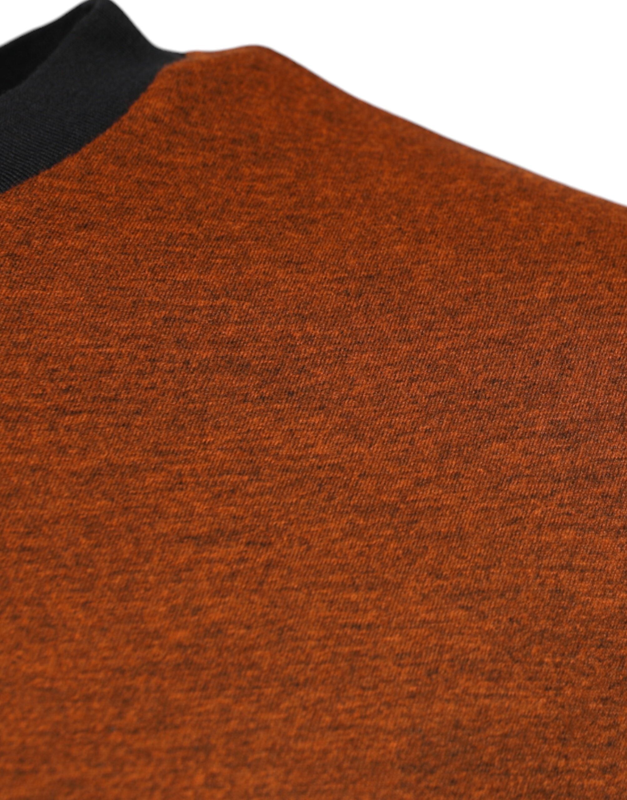 Brown DG Logo Polyester Crew Neck T-shirt - ventzia