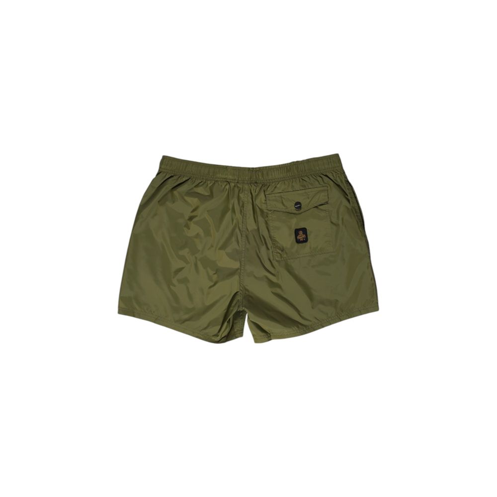 Green Polyester Swim Short