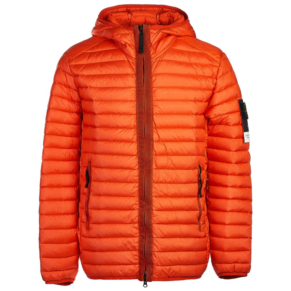 Orange Nylon Jacket - ventzia