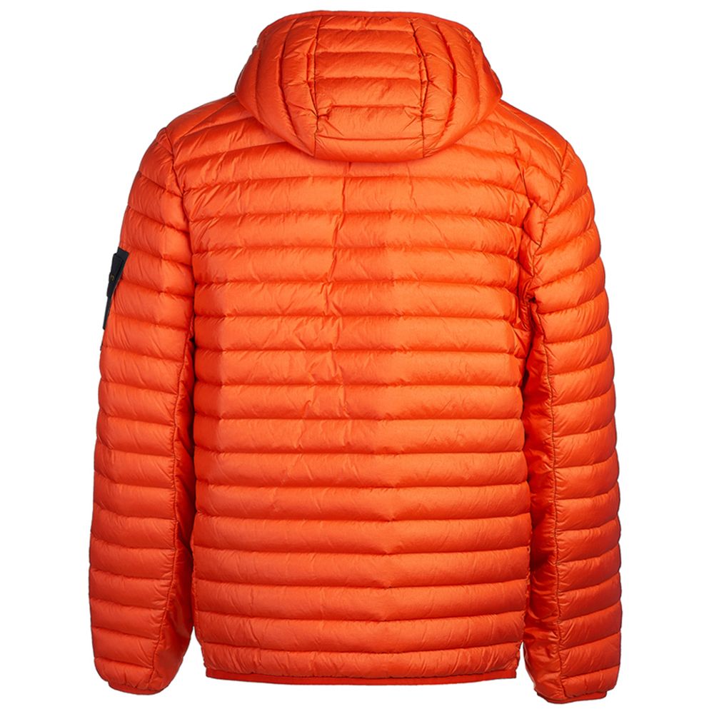Orange Nylon Jacket - ventzia