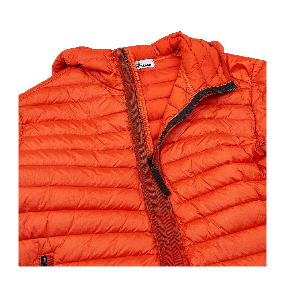 Orange Nylon Jacket - ventzia