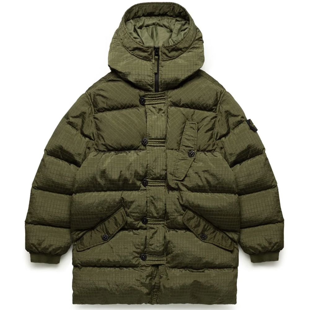 Green Nylon Jacket - ventzia