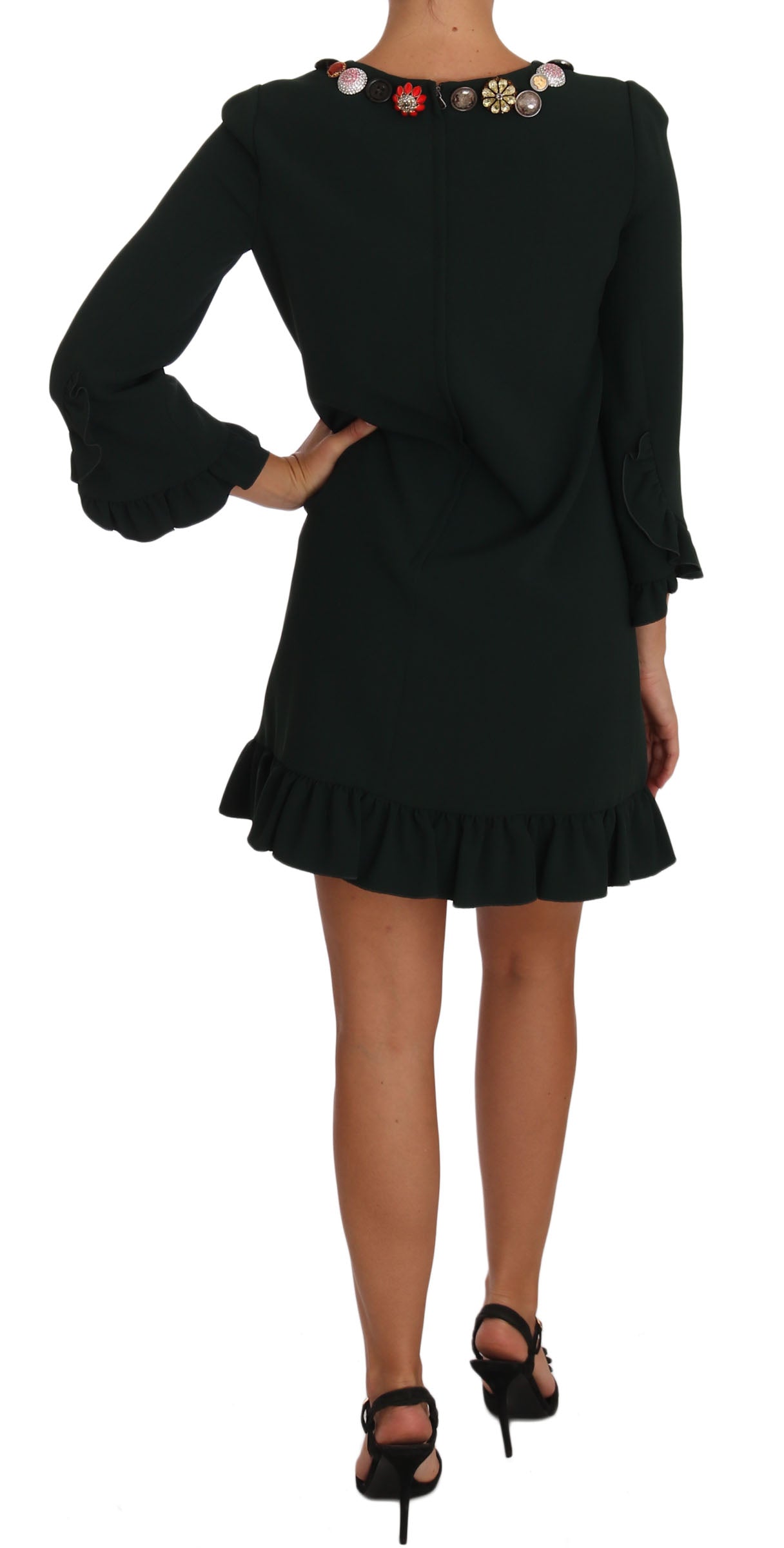Enchanted Sicily Green Crystal Dress - ventzia