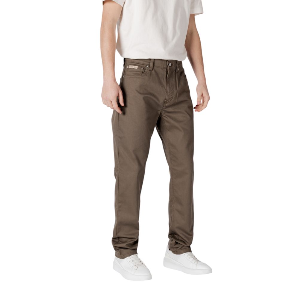 Green Cotton Pant - ventzia