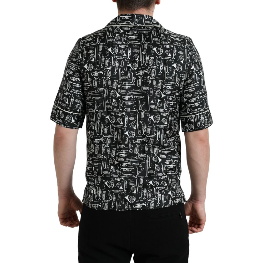 Black Silk T-Shirt - ventzia