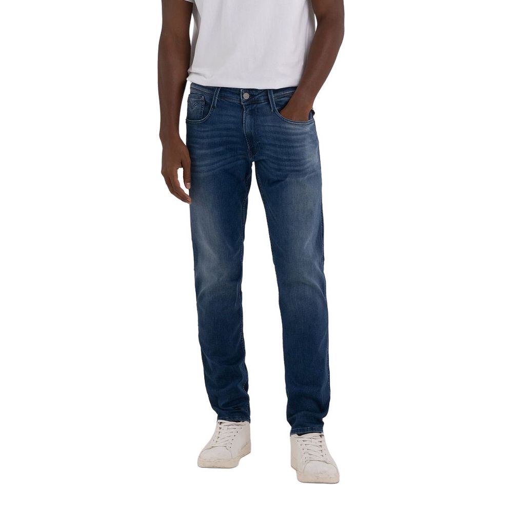 Blue Cotton Jeans & Pant - ventzia