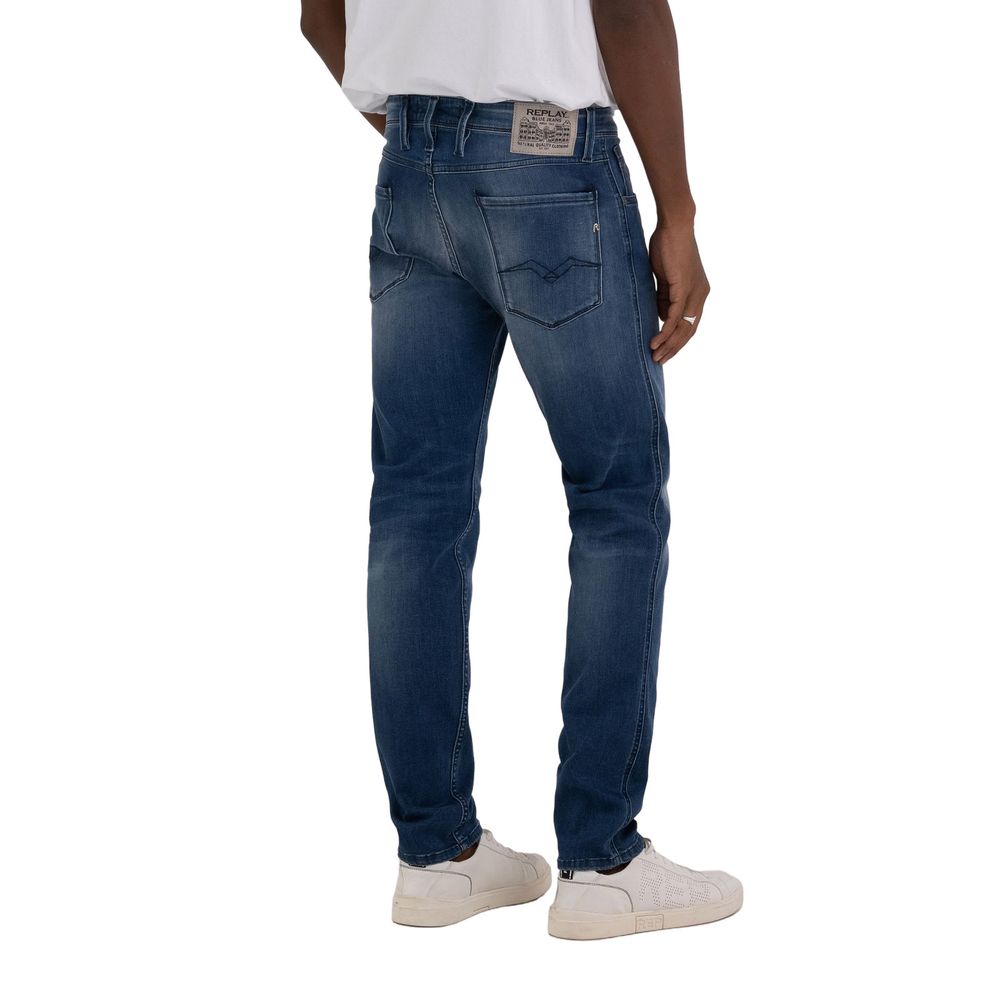 Blue Cotton Jeans & Pant - ventzia