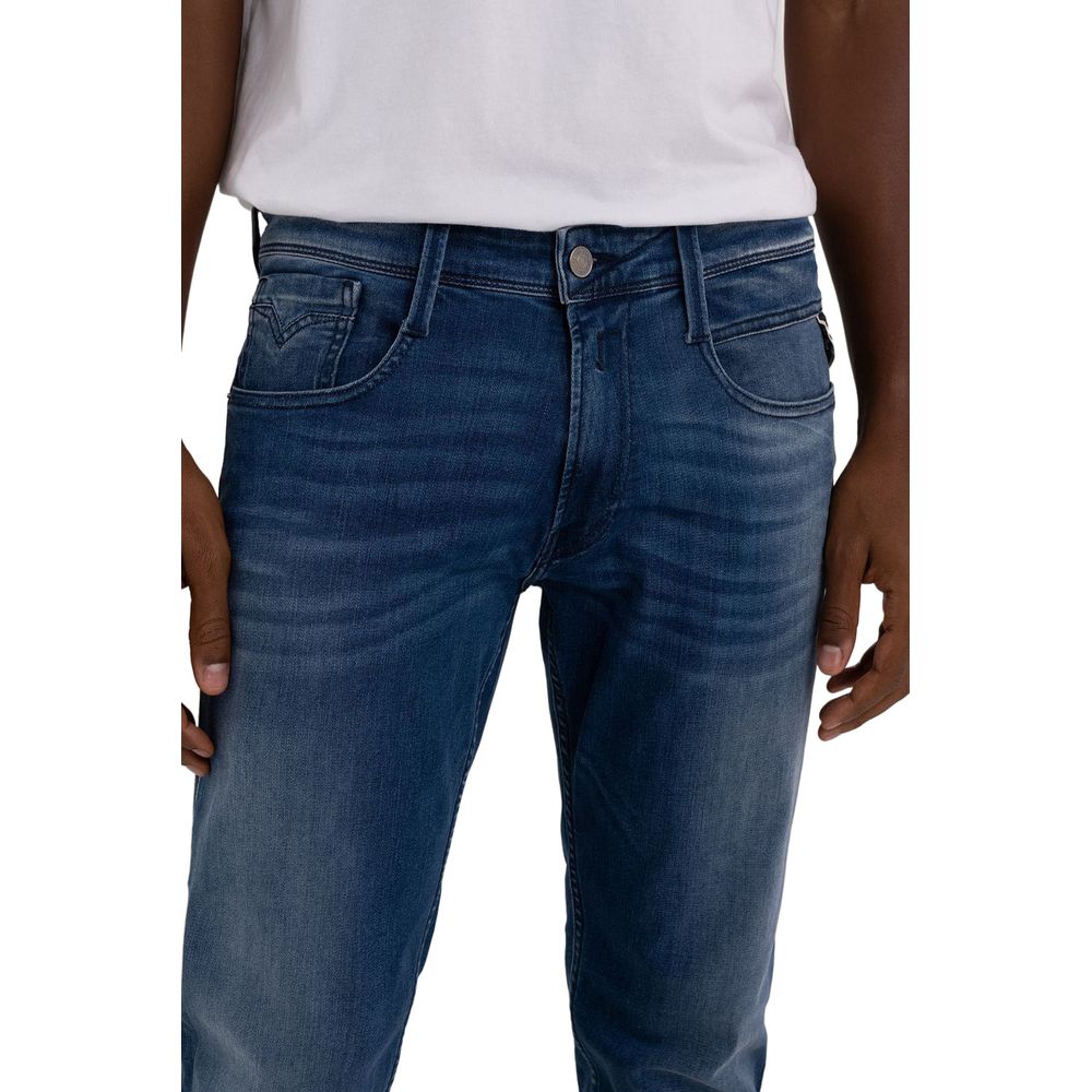 Blue Cotton Jeans & Pant - ventzia