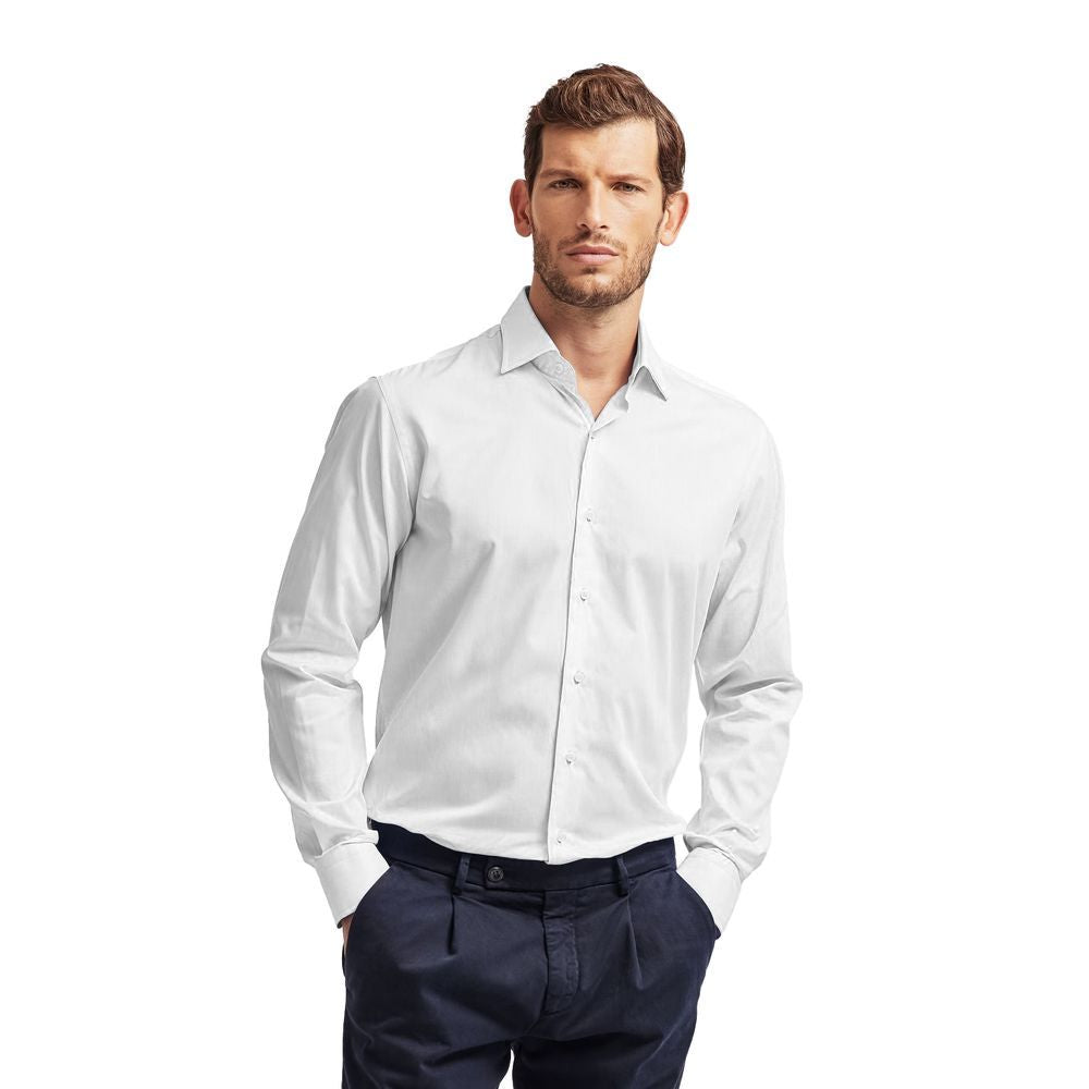 White Cotton Shirt - ventzia