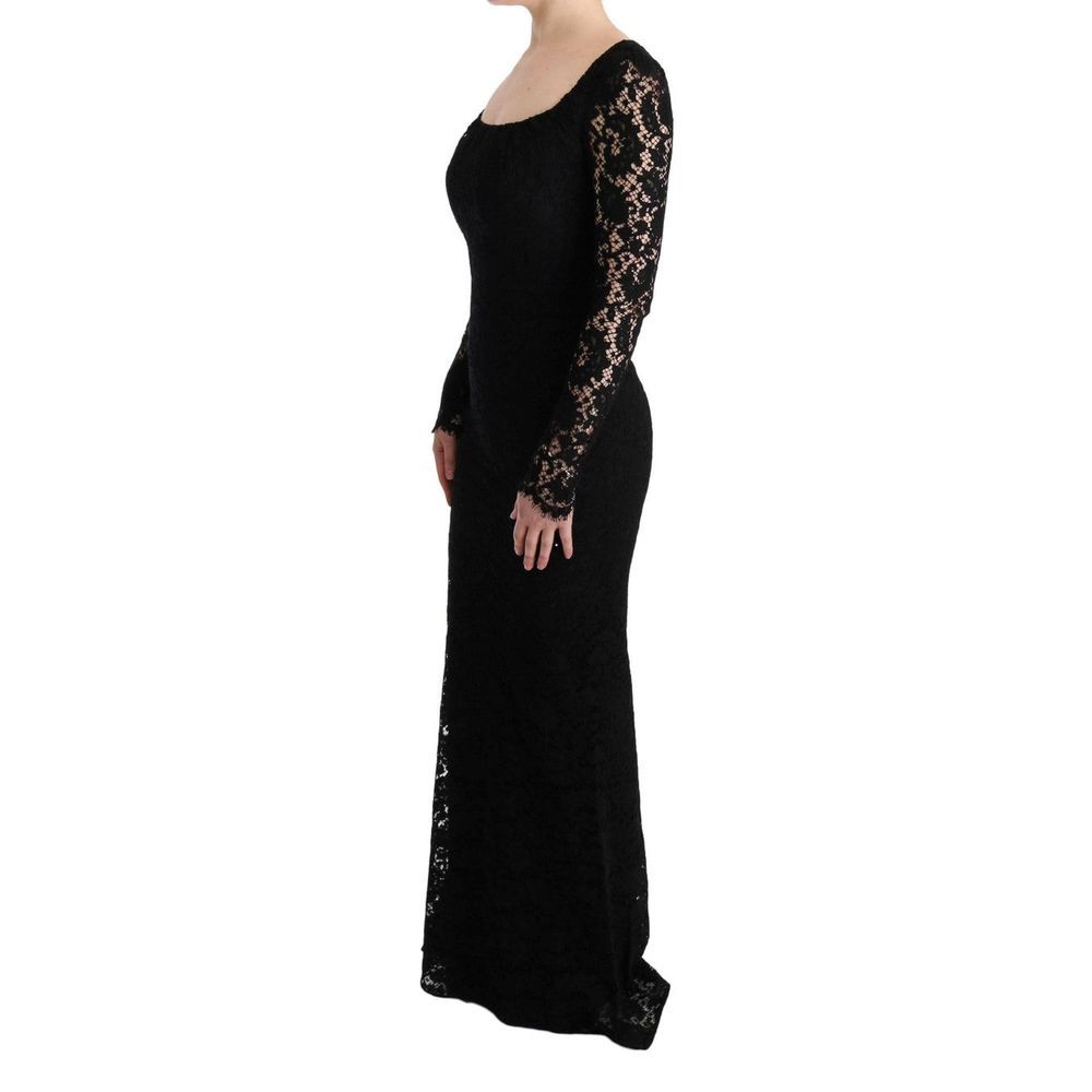 Black Cotton Dress - ventzia