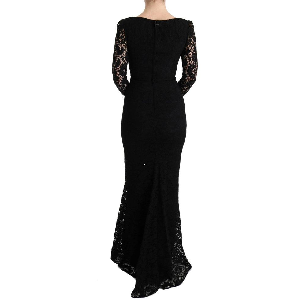 Black Cotton Dress - ventzia