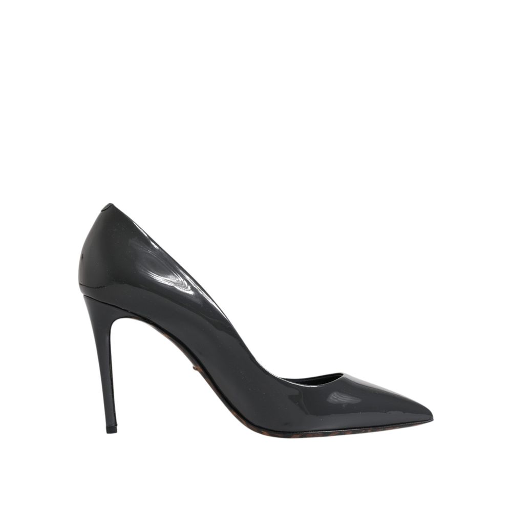 Black Leather Pump - ventzia
