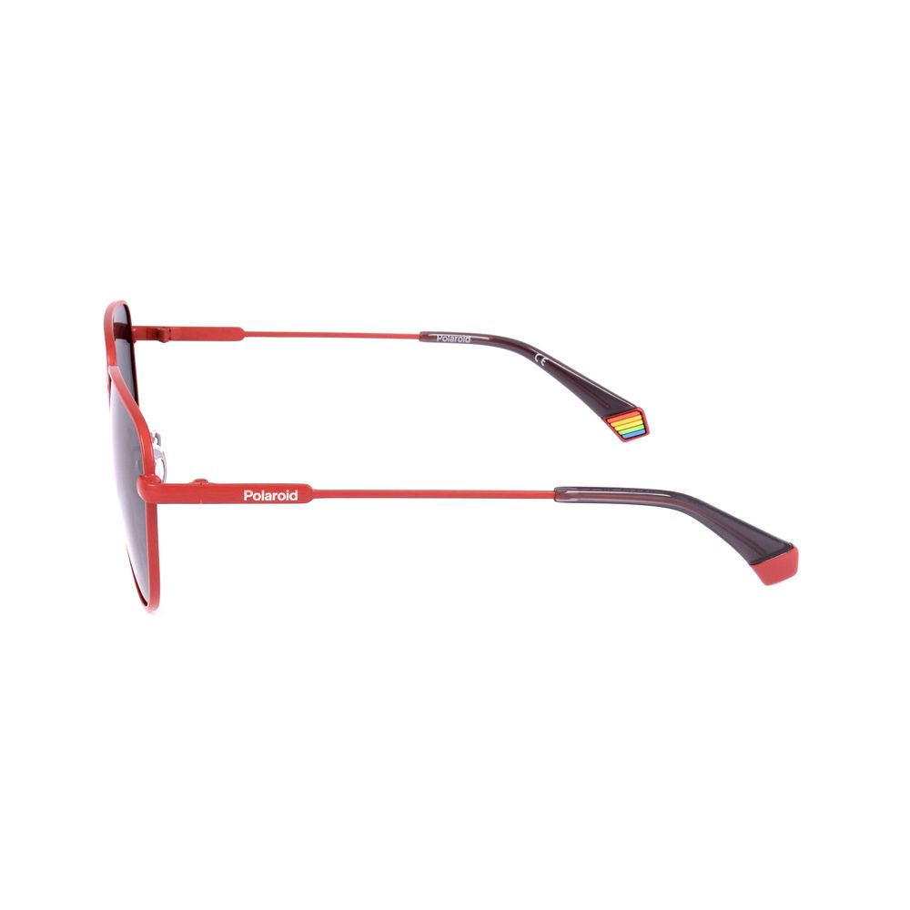 Orange Stainless Steel Sunglasses - ventzia