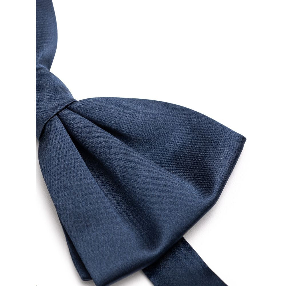 Blue Silk Bowty