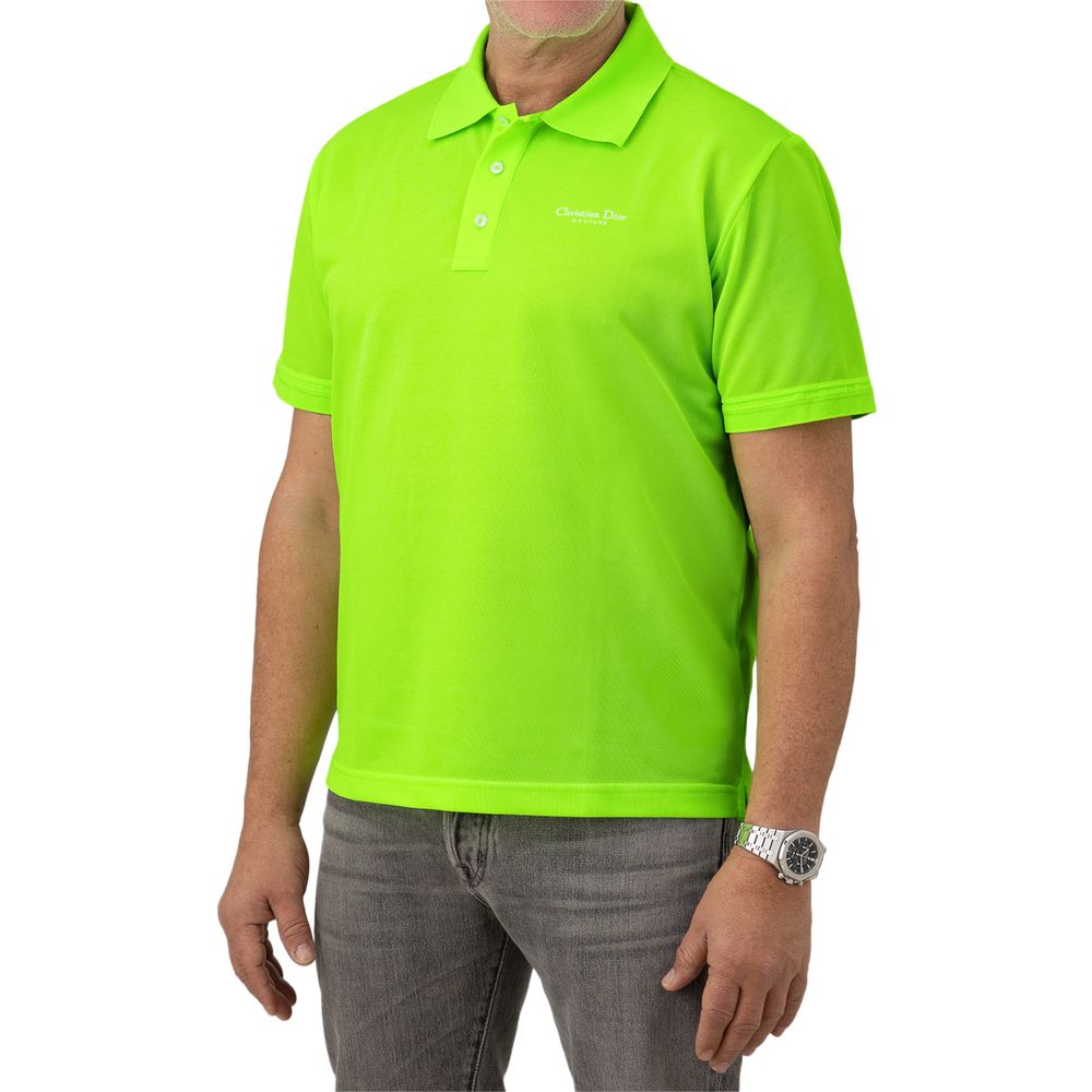 Green Cotton Polo Shirt - ventzia