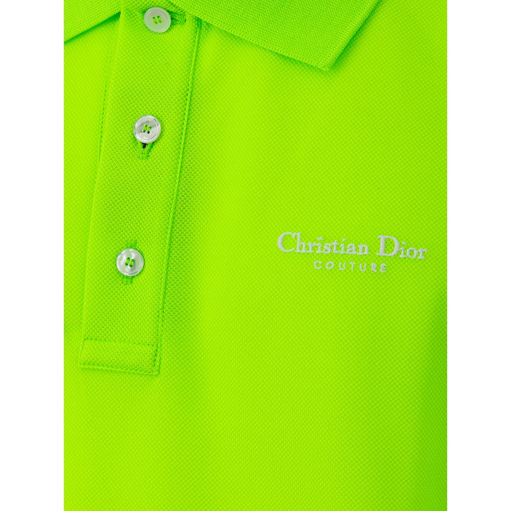 Green Cotton Polo Shirt - ventzia