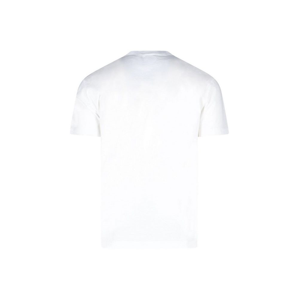 White Cotton T-Shirt - ventzia