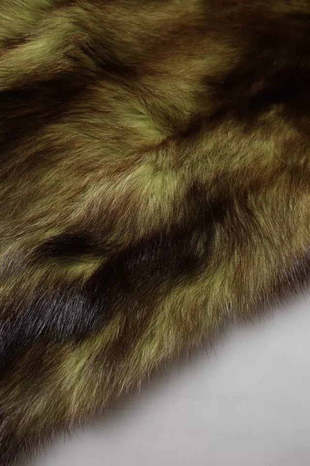 Multicolor Fur Shawl Neck Wrap Cover Collar Scarf - ventzia