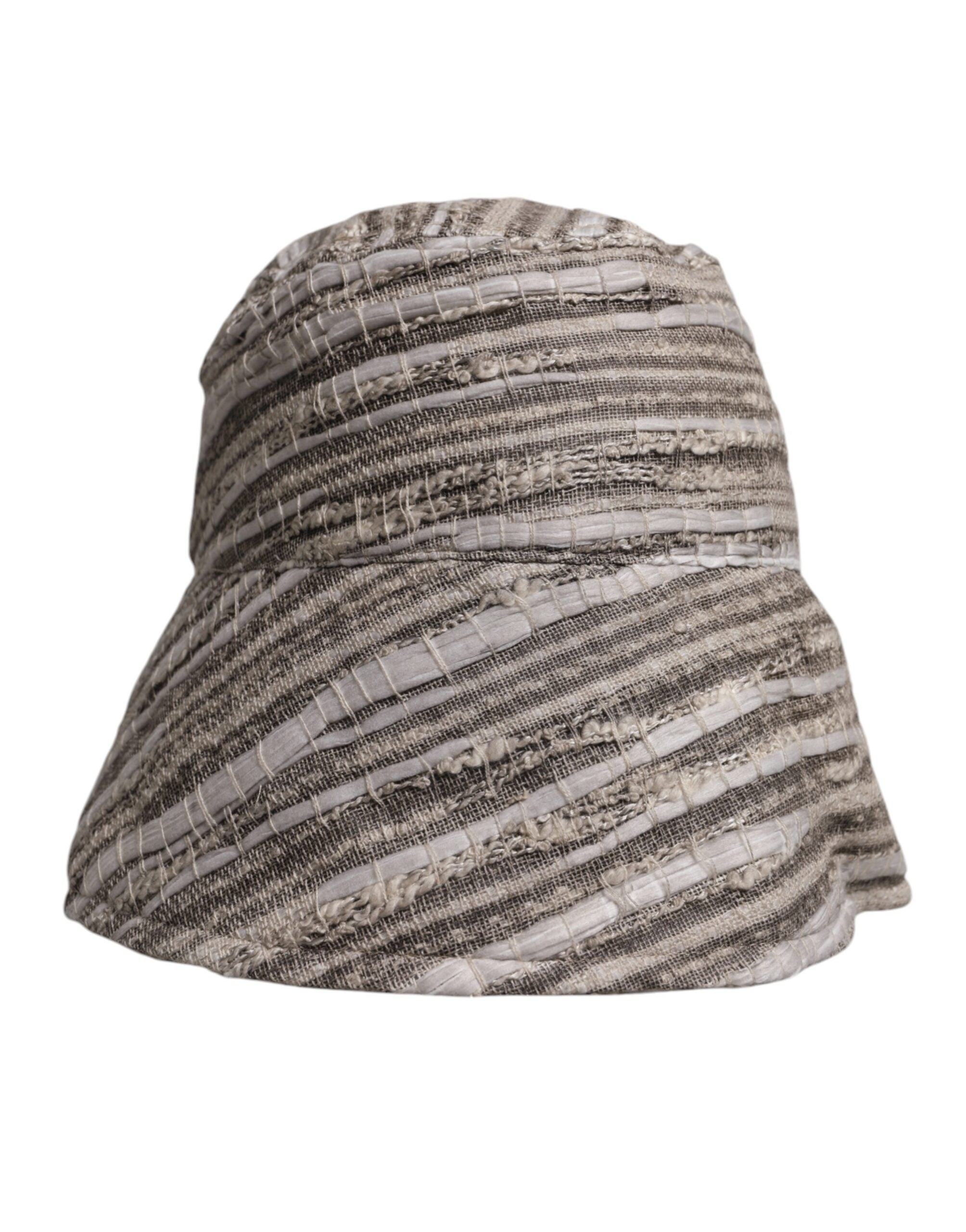 Multicolor Stripes Cotton Bucket Cap - ventzia