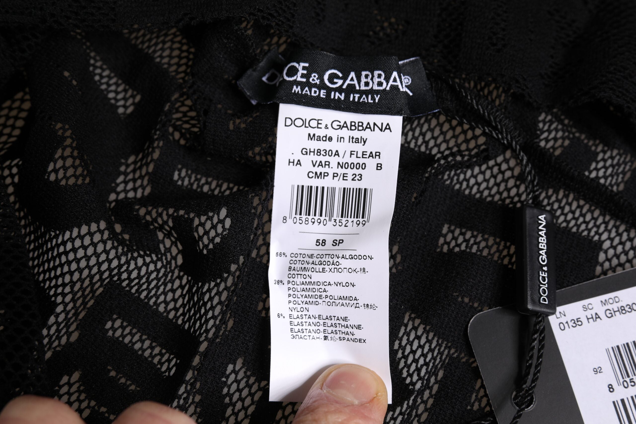 Black Logo Mesh Whole Head Wrap Hat - ventzia