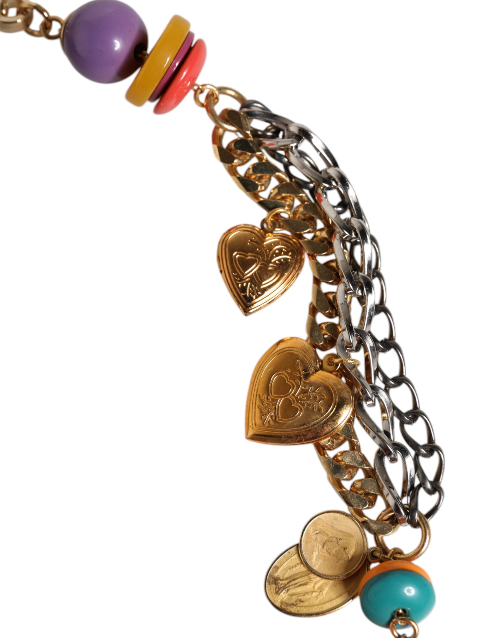 Multicolor Embellished Waist Chain Belt - ventzia