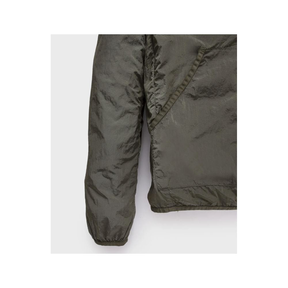 Green Polyamide Men Jacket - ventzia
