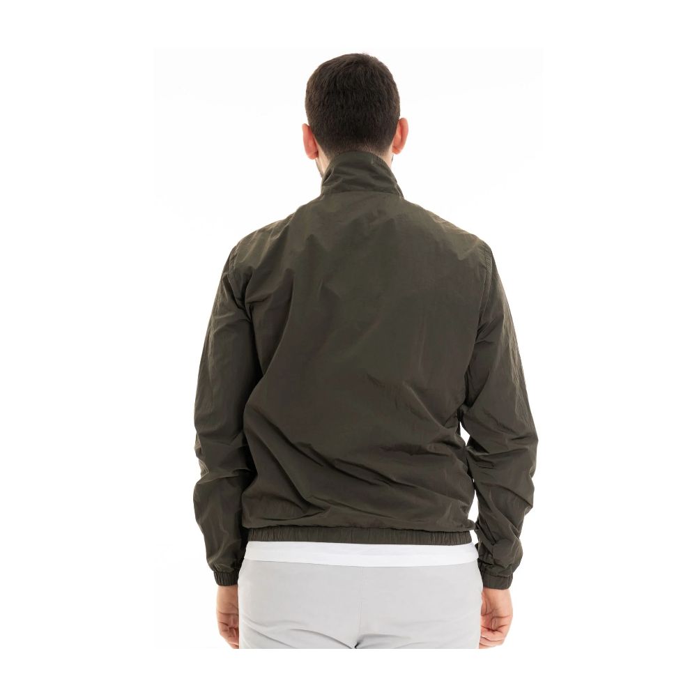 Green Polyamide Men's Jacket - ventzia