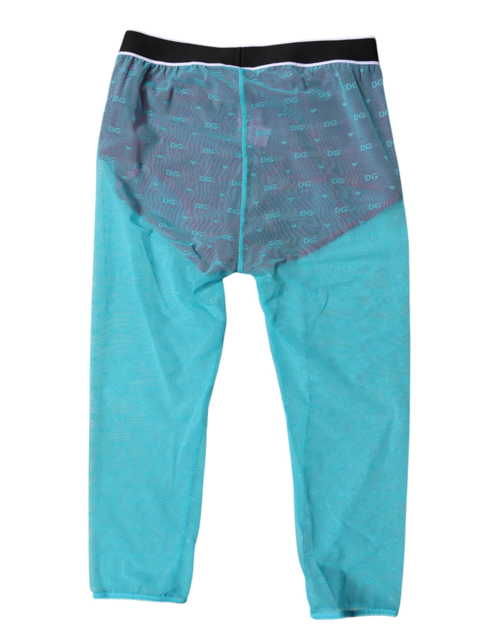 Blue Fuchsia Logo Lingerie Cropped Underwear - ventzia