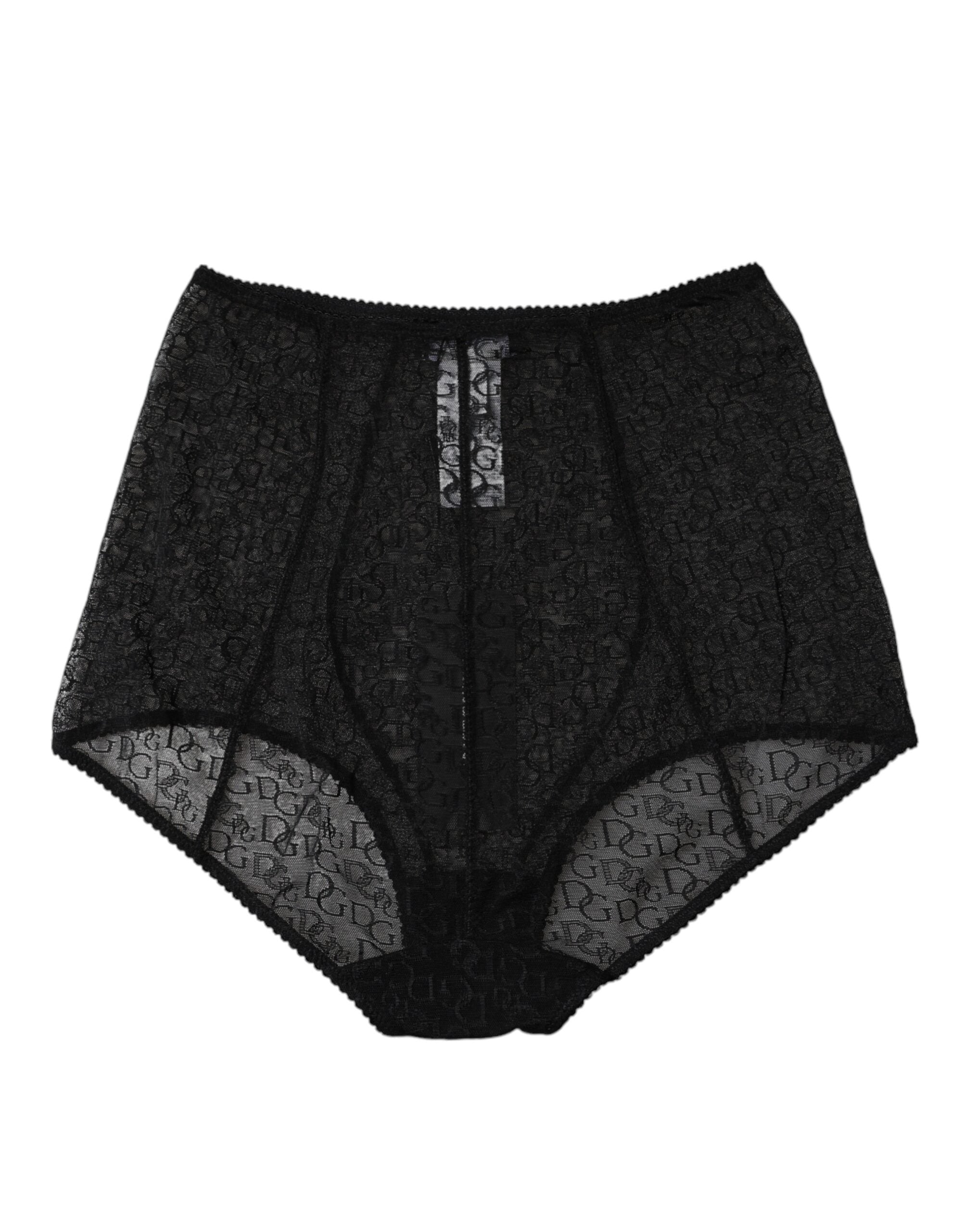 Black Logo Girdle High Waist Panty Underwear - ventzia