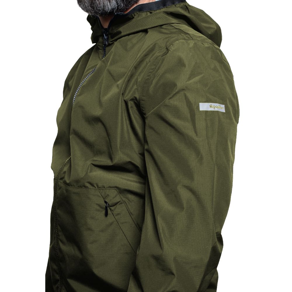 Green Nylon Jacket - ventzia
