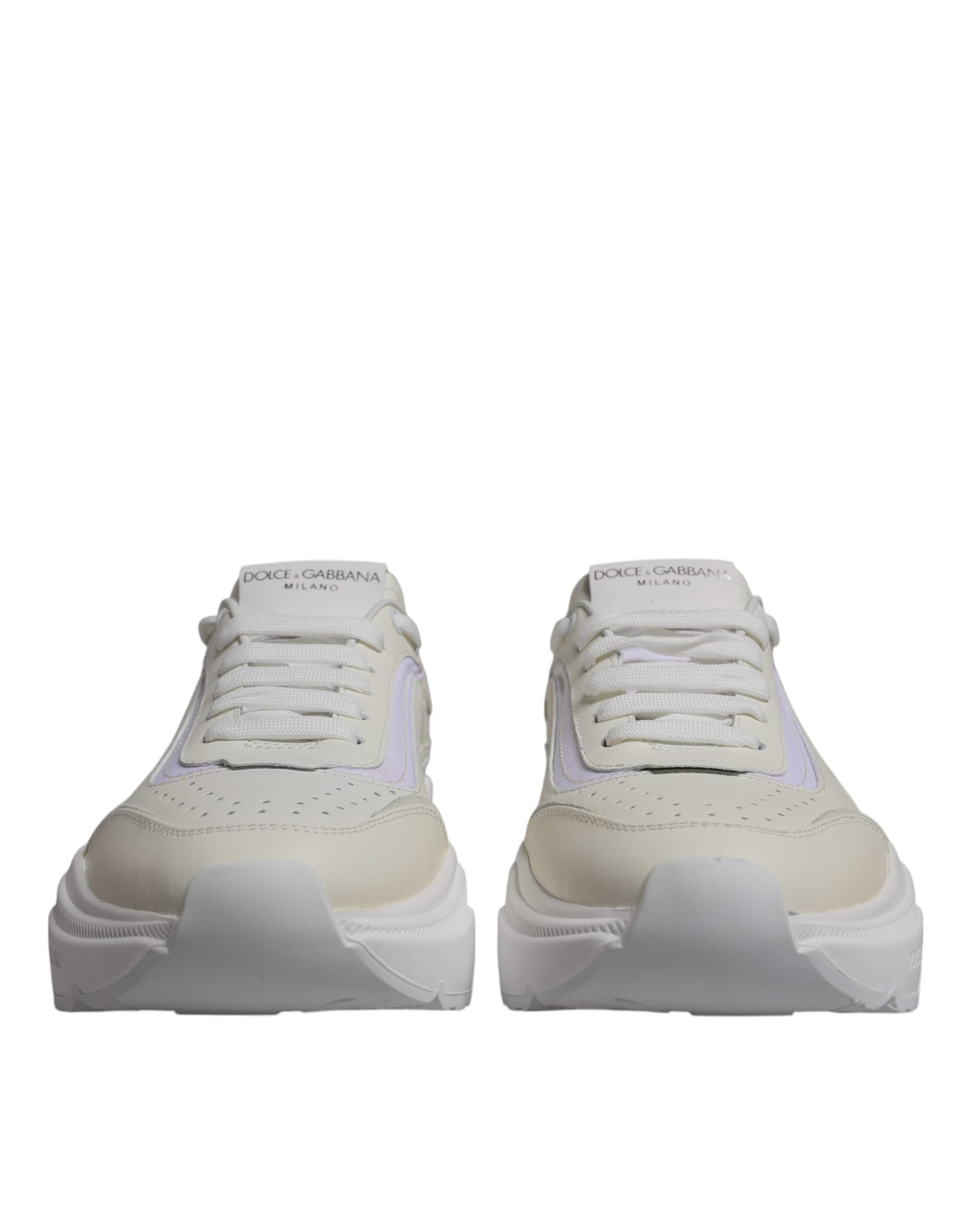 White Daymaster Low Top Sneakers Shoes - ventzia