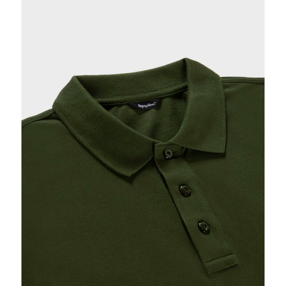 Green Cotton Polo Shirt - ventzia