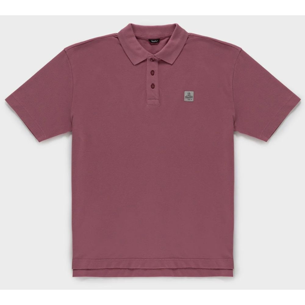 Pink Cotton Polo Shirt - ventzia