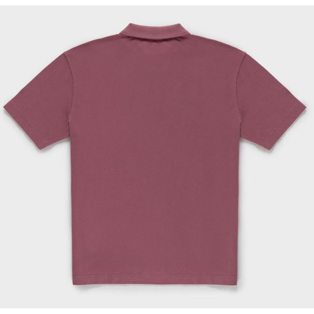 Pink Cotton Polo Shirt - ventzia