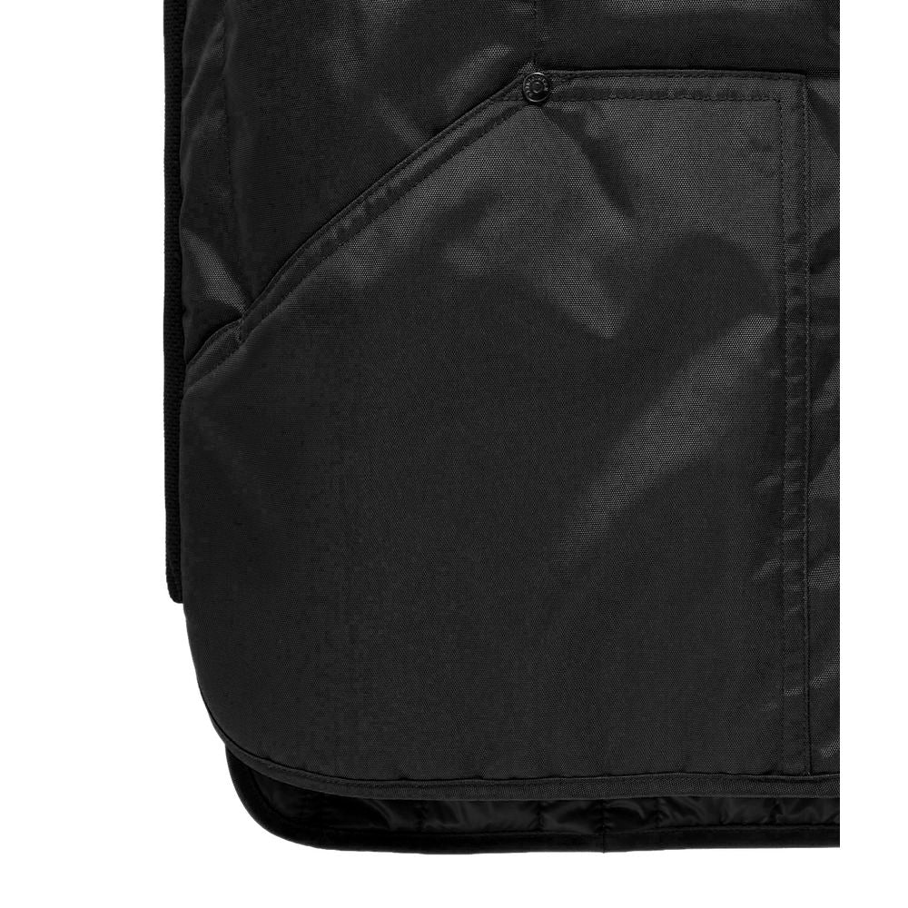 Black Polyester Vest - ventzia