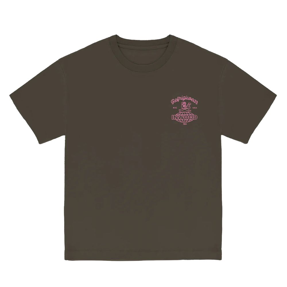 Brown Cotton T-Shirt - ventzia