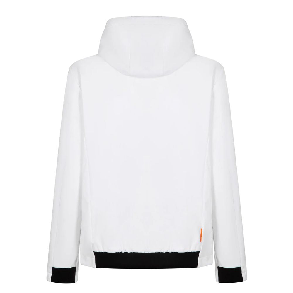 White Polyester Jacket - ventzia