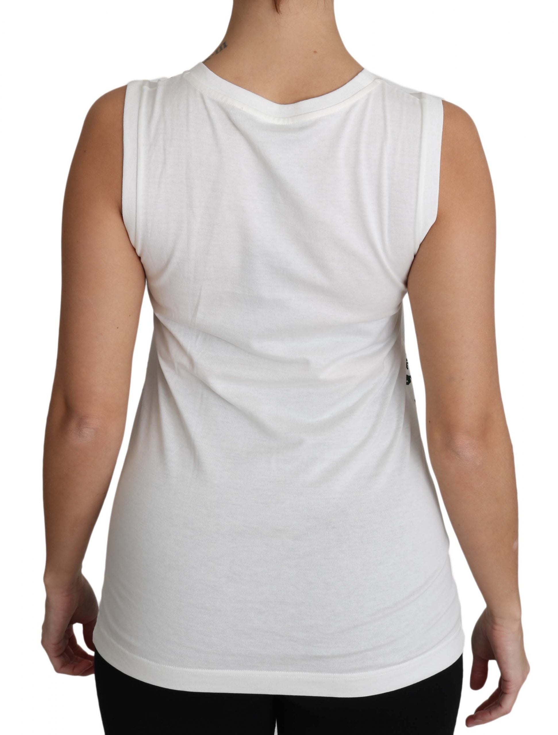 Elegant White Sleeveless Cotton Silk Shirt - ventzia