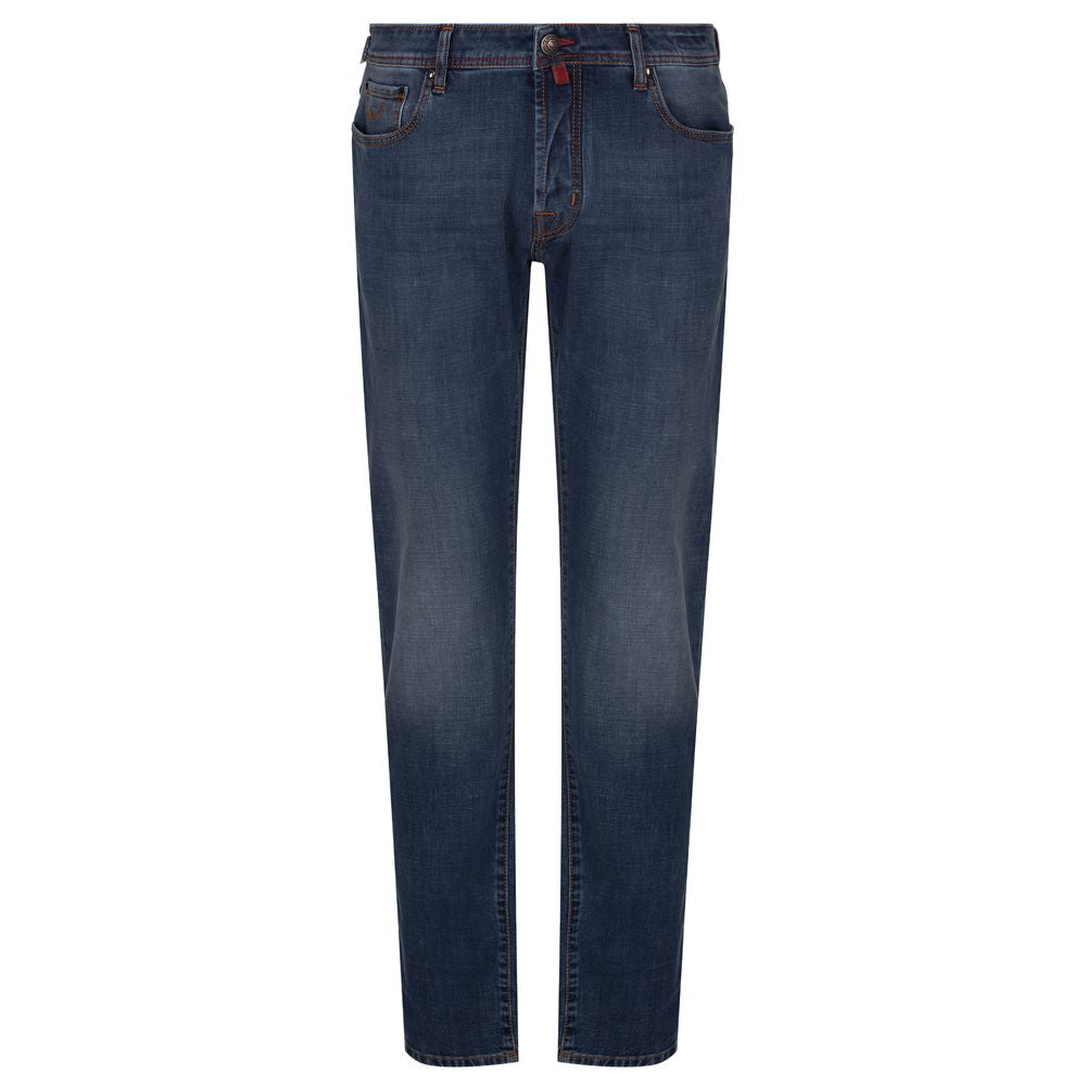 Blue Cotton Jeans & Pant - ventzia
