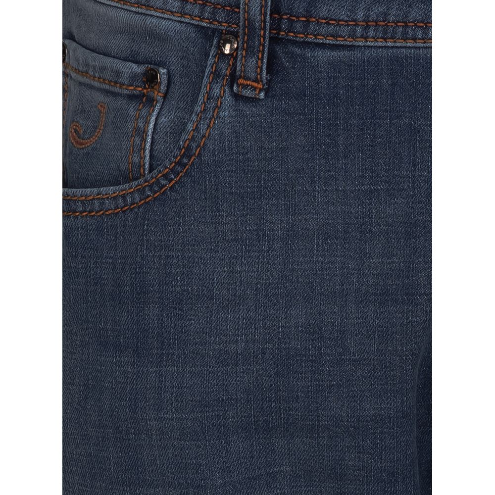 Blue Cotton Jeans & Pant - ventzia