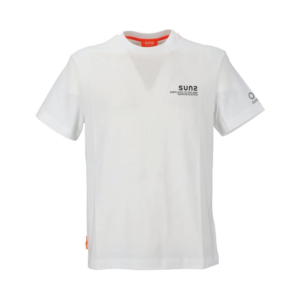 White Cotton T-Shirt - ventzia